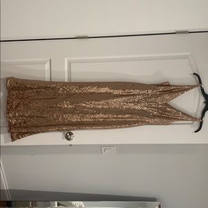 Gold Sequin dress